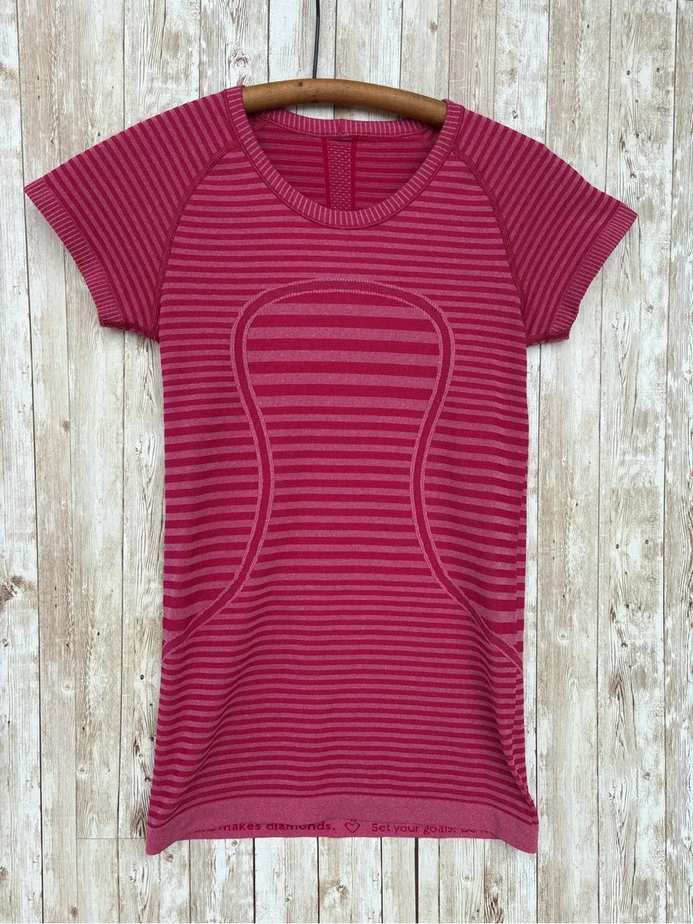 Lululemon Swiftly Tech Striped Short Sleeve Top